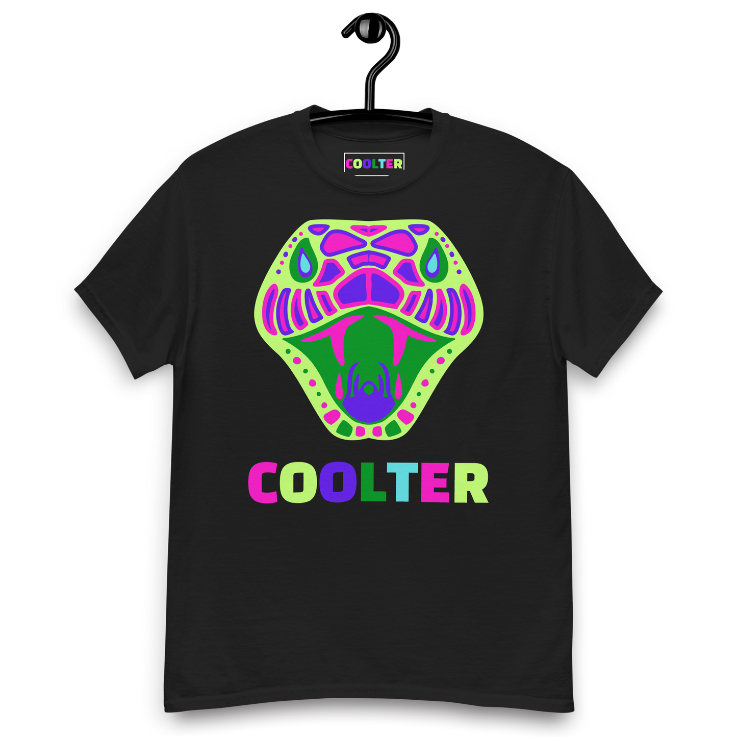 CAMISETA ALGODÓN CON ESTAMPA "GREEN SNAKE"