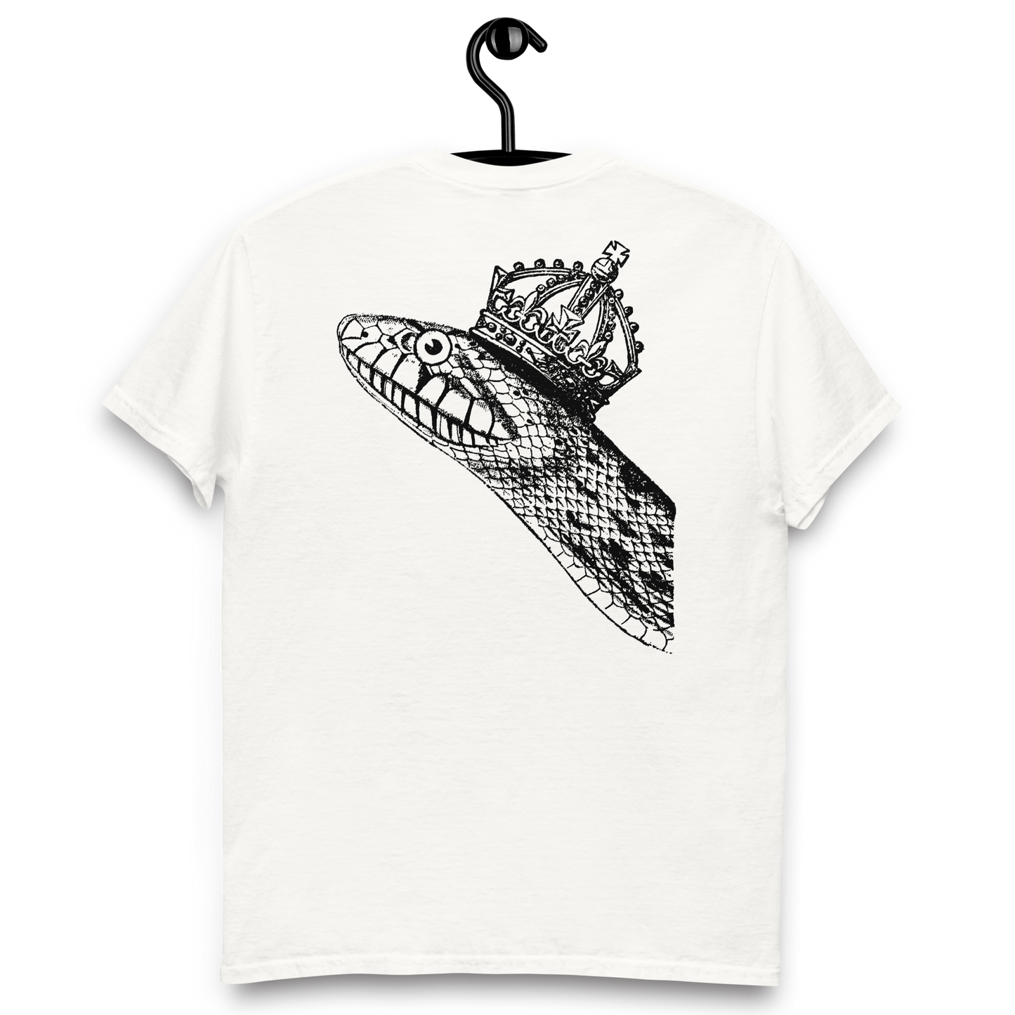 CAMISETA ALGODÓN CON BORDADO Y ESTAMPA "KING SNAKE"