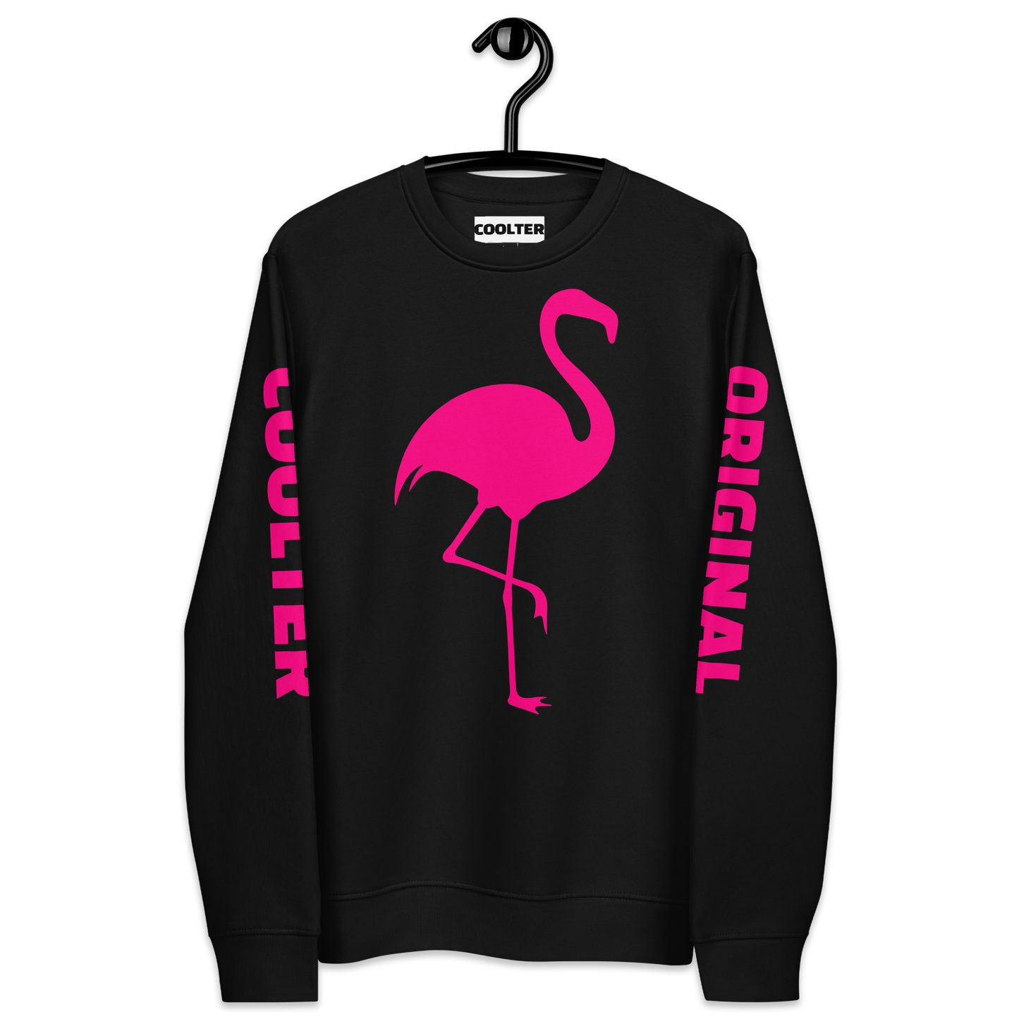 SUDADERA DE ALGODÓN ORGÁNICO PREMIUM "FLAMINGO"