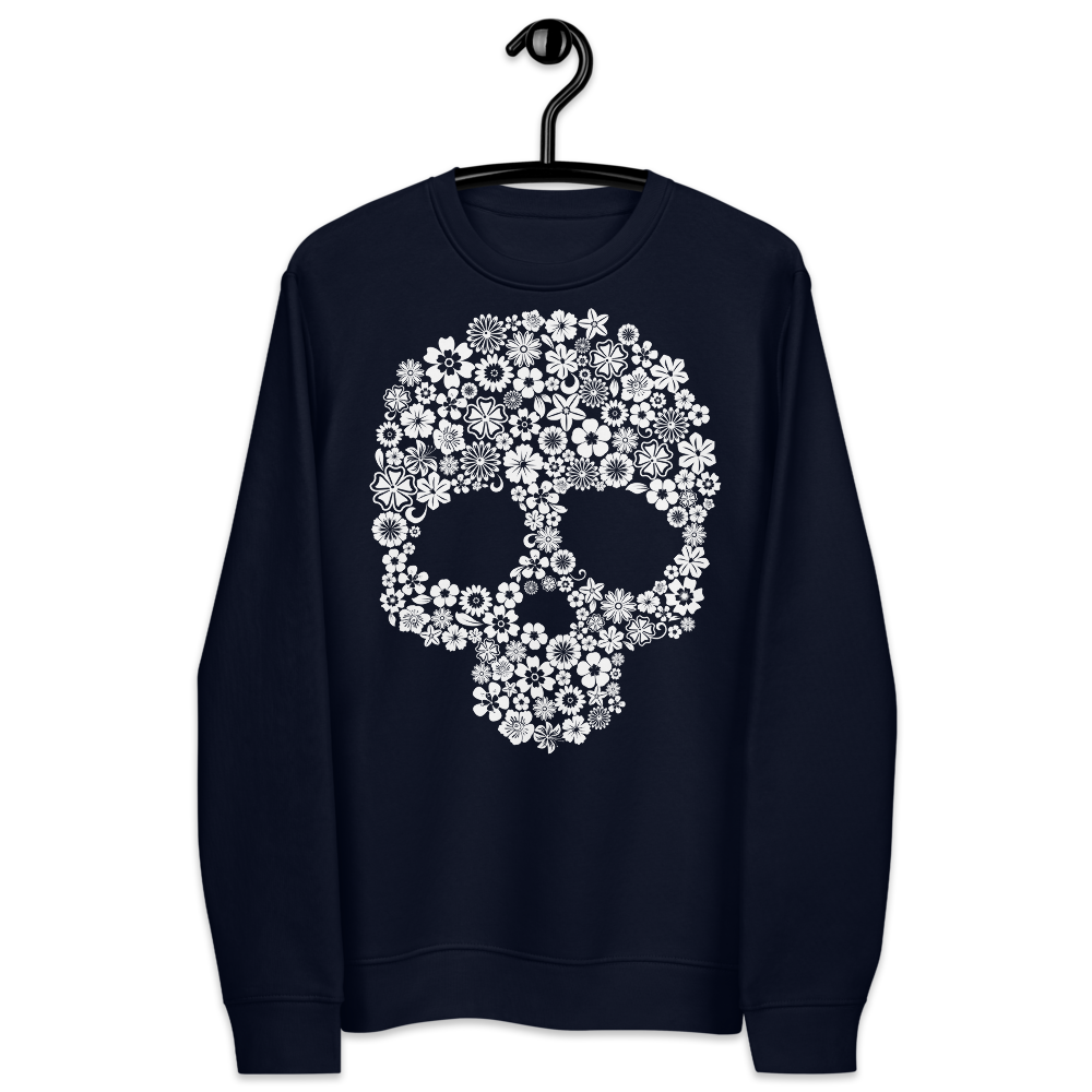 SUDADERA DE ALGODÓN ORGÁNICO PREMIUM "SPRING SKULL"