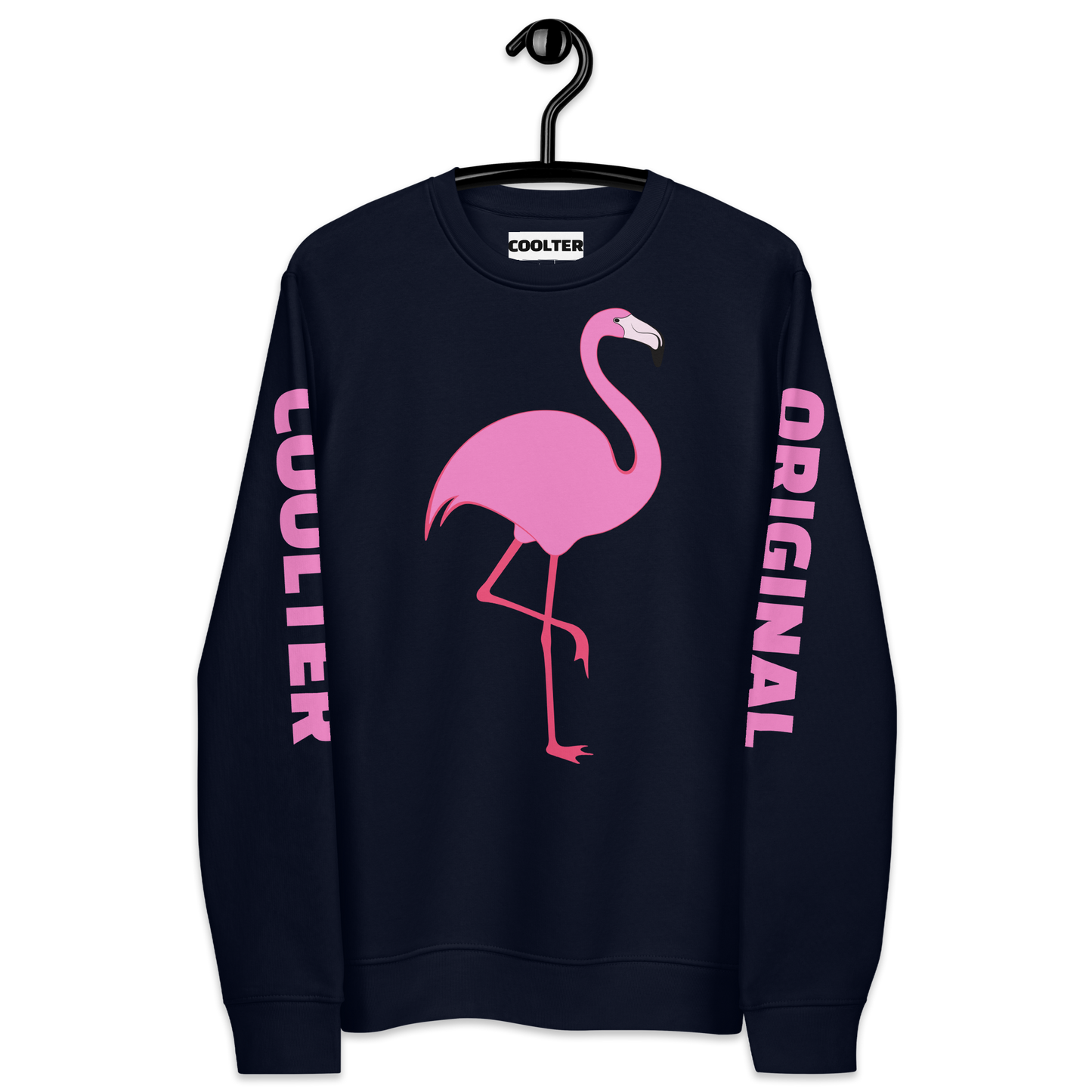 SUDADERA DE ALGODÓN ORGÁNICO PREMIUM "ROSE FLAMINGO"