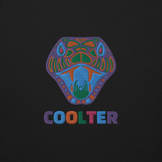 SUDADERA ALGODÓN PREMIUM CON BORDADO "PURPLE SNAKE"