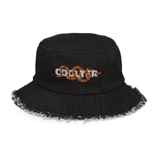 GORRO PESCADOR VAQUERO CON ALA DESGASTADA " COOLTER TEMPTATION"