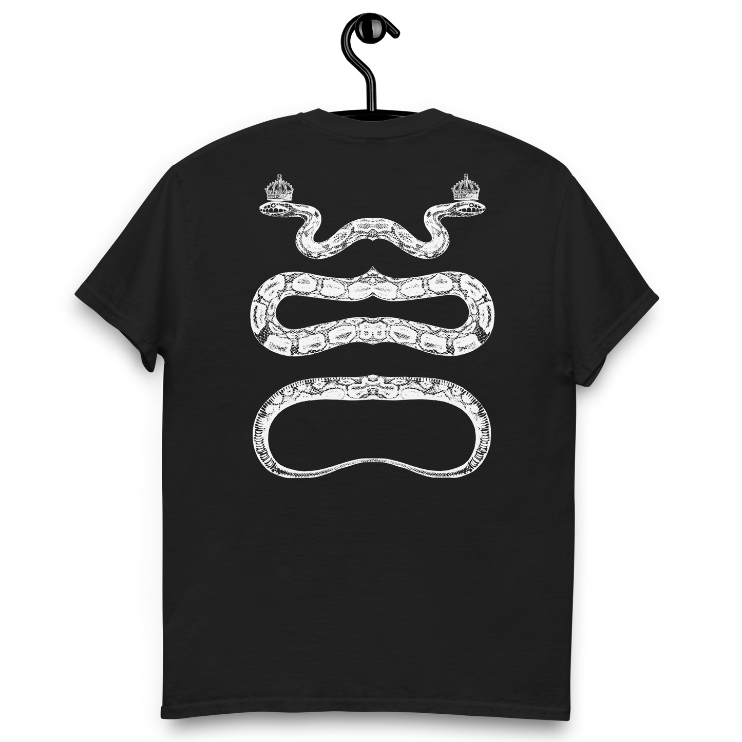 CAMISETA ALGODÓN CON BORDADO Y ESTAMPA "QUEEN SNAKE"