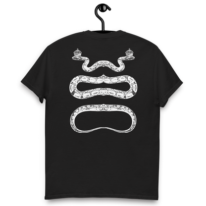 CAMISETA ALGODÓN CON BORDADO Y ESTAMPA "QUEEN SNAKE"
