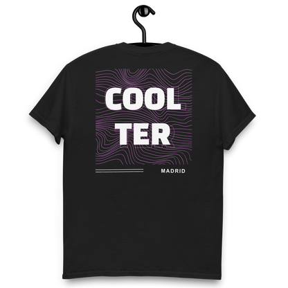 CAMISETA ALGODÓN CON BORDADO Y ESTAMPA "WAVE"