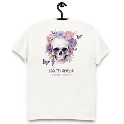 CAMISETA ALGODÓN CON BORDADO Y ESTAMPA "SKULL COOLTER"