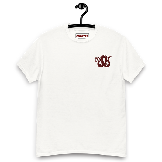 CAMISETA ALGODÓN CON BORDADO Y ESTAMPA " SNAKE COOLTER"