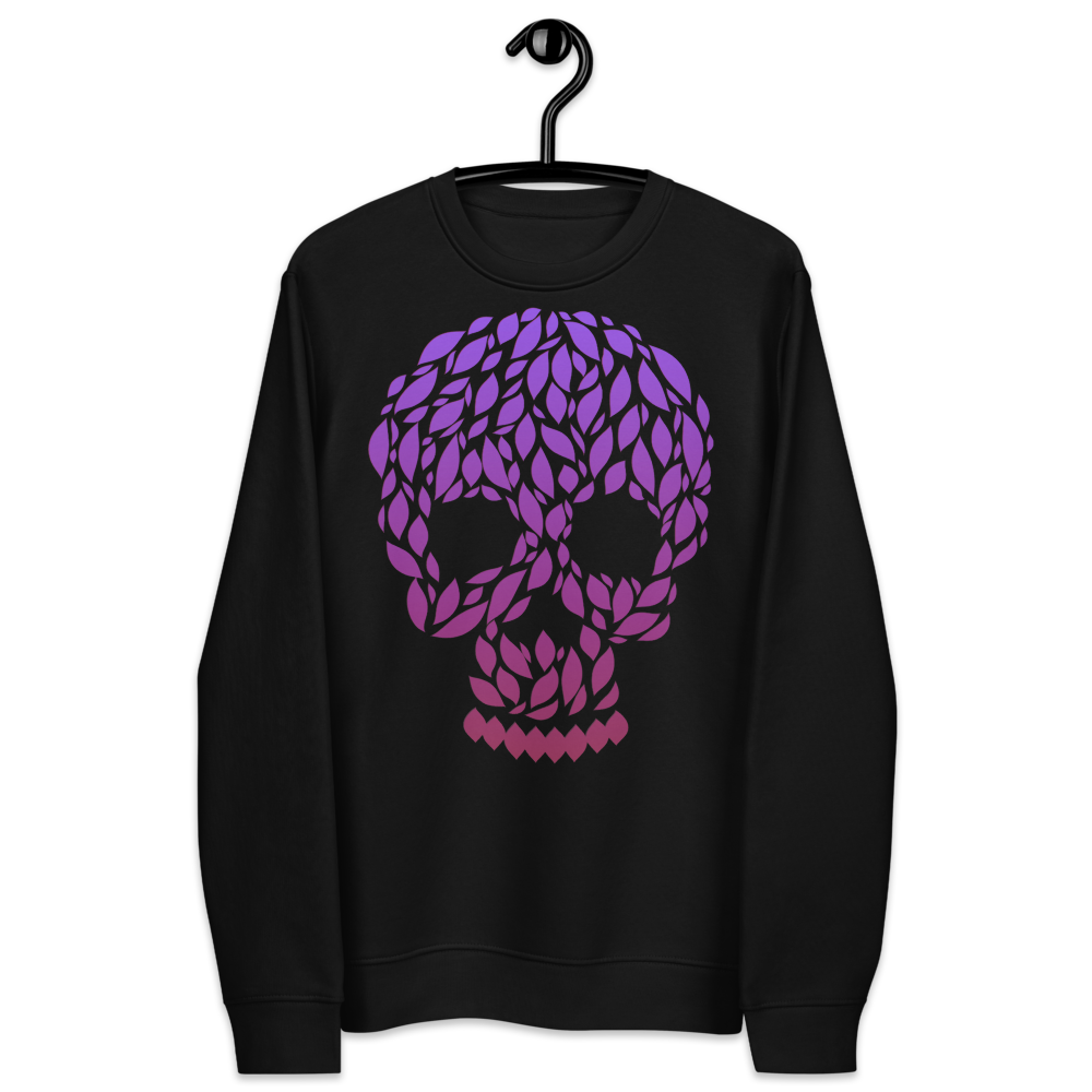SUDADERA DE ALGODÓN ORGÁNICO PREMIUM "AUTUMN SKULL"