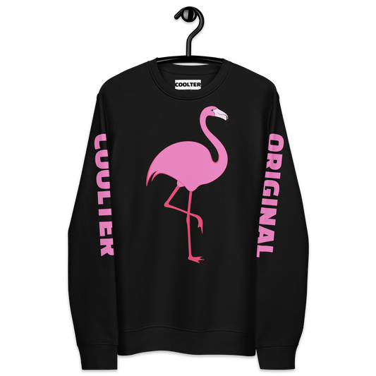 SUDADERA DE ALGODÓN ORGÁNICO PREMIUM "ROSE FLAMINGO"