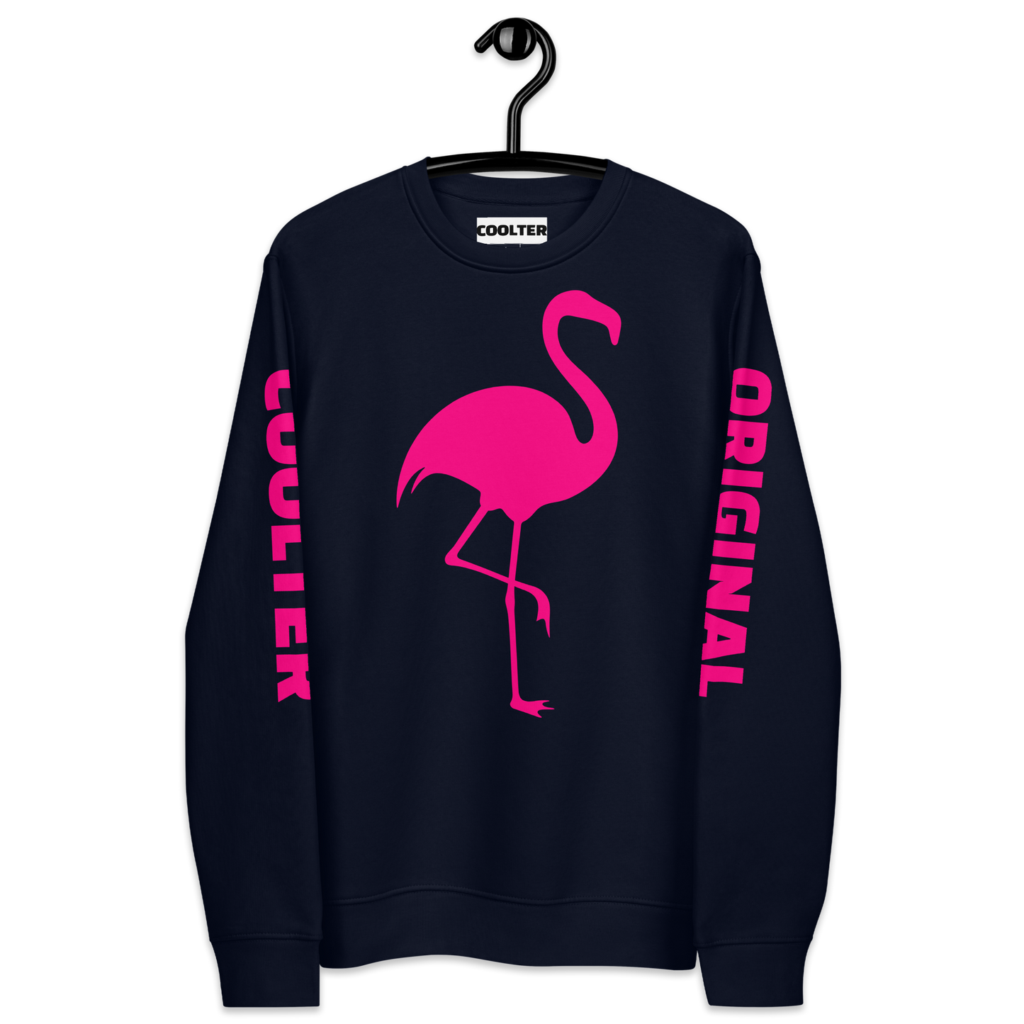SUDADERA DE ALGODÓN ORGÁNICO PREMIUM "FLAMINGO"