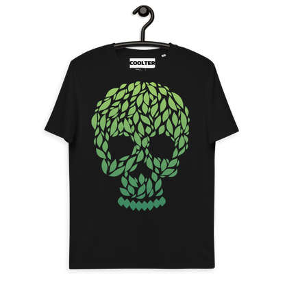 CAMISETA ALGODÓN ORGÁNICO CON ESTAMPA "AUTUMN SKULL"