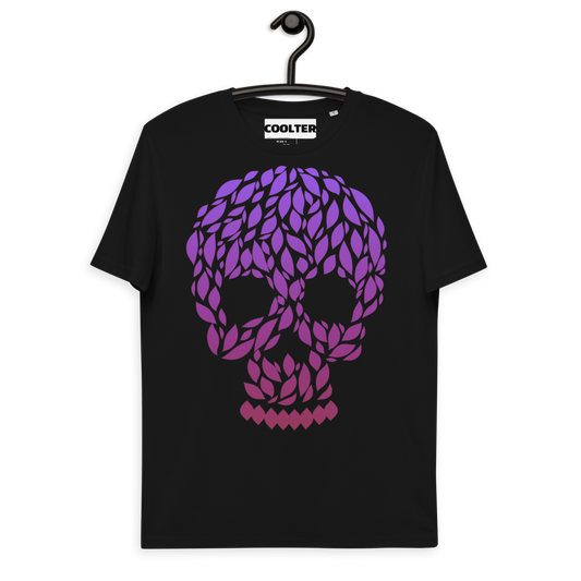 CAMISETA ALGODÓN ORGÁNICO CON ESTAMPA "AUTUMN SKULL"