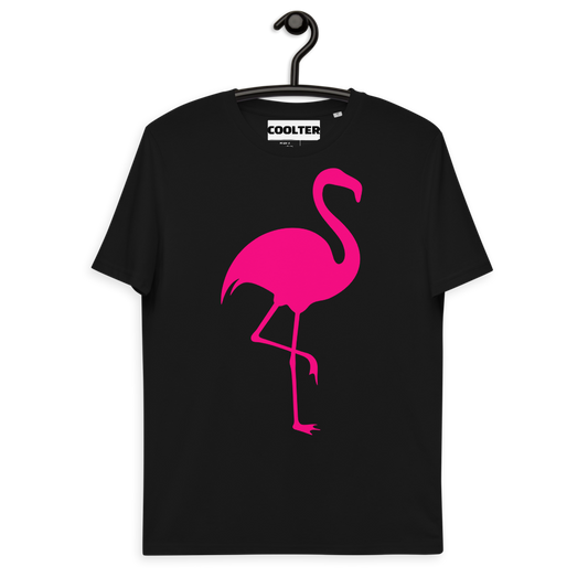 CAMISETA ALGODÓN ORGÁNICO CON ESTAMPA "FLAMINGO"