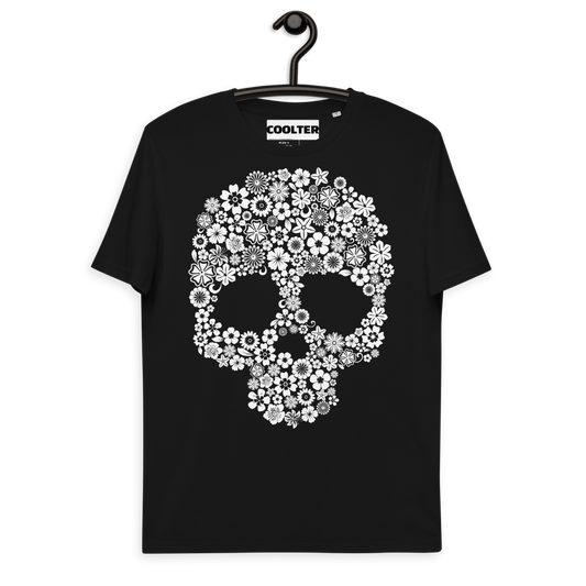 CAMISETA ALGODÓN ORGÁNICO CON ESTAMPA "SPRING SKULL"