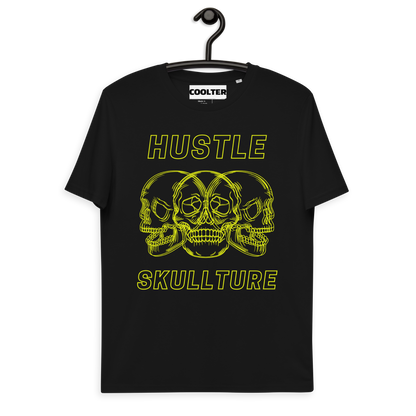 CAMISETA ALGODÓN ORGÁNICO CON ESTAMPA "HUSTLE SKULLTURE"