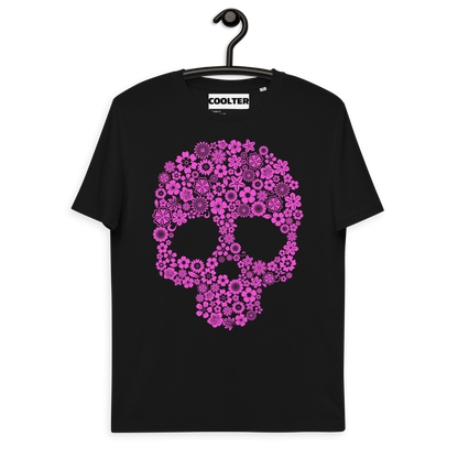 CAMISETA ALGODÓN ORGÁNICO CON ESTAMPA "SPRING SKULL"