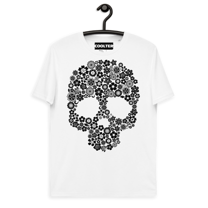 CAMISETA ALGODÓN ORGÁNICO CON ESTAMPA "SPRING SKULL"