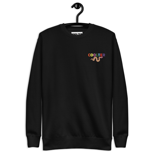 SUDADERA ALGODÓN PREMIUM CON BORDADO "RAINBOW SNAKE"