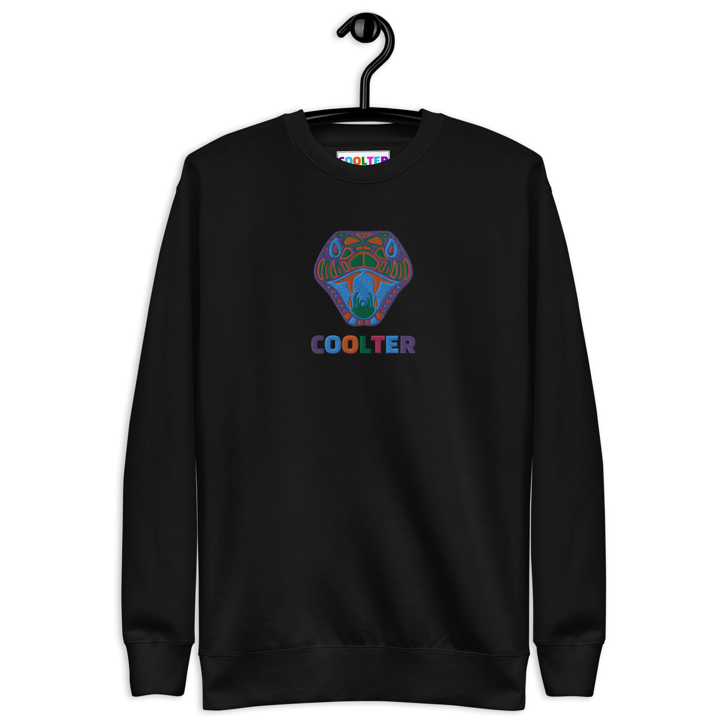 SUDADERA ALGODÓN PREMIUM CON BORDADO "PURPLE SNAKE"