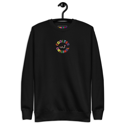 SUDADERA ALGODÓN PREMIUM CON BORDADO "RAINBOW COOLTER ORIGINAL"